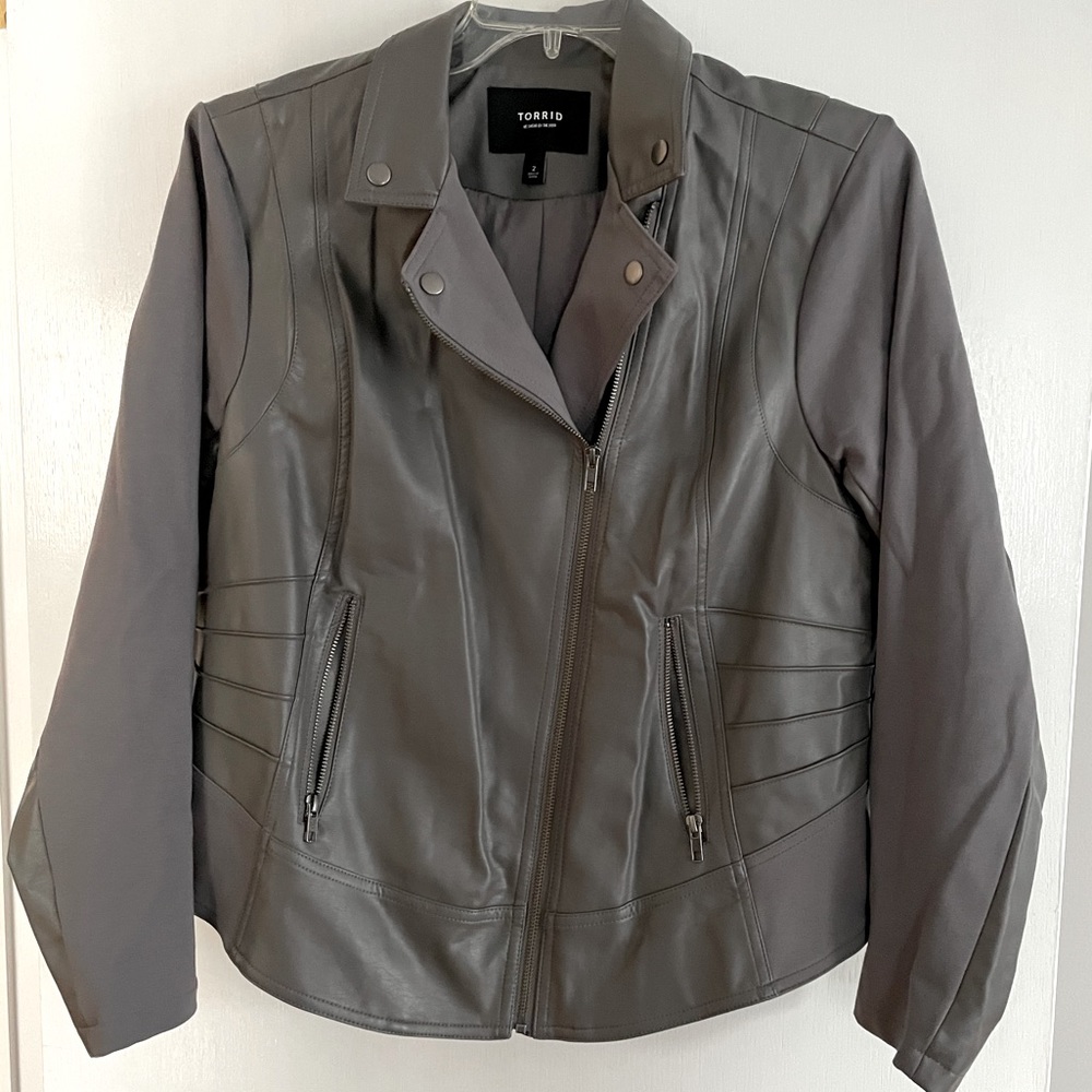 Torrid “leather” jacket